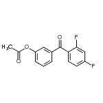 CAS#: 890100-14-8, 3-(2,4-Difluorobenzoyl)phenyl acetate