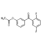 CAS 登录号：890100-16-0， 3-(2,5-二氟苯甲酰)苯基乙酸酯