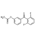 CAS 登录号：890100-18-2， 3-(2,6-二氟苯甲酰)苯基乙酸酯