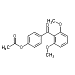 CAS 登录号：890100-23-9， 4-(2,6-二甲氧基苯甲酰基)苯基乙酸酯