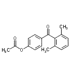 CAS#: 890100-33-1, 4-(2,6-Dimethylbenzoyl)phenyl acetate