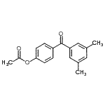 CAS#: 890100-37-5, 4-(3,5-Dimethylbenzoyl)phenyl acetate