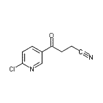 CAS#: 890100-84-2, 4-(6-Chloro-3-pyridinyl)-4-oxobutanenitrile