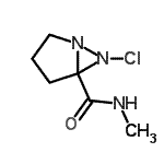 CAS#: 89019-25-0, 6-Chloro-N-methyl-1,6-diazabicyclo[3.1.0]hexane-5-carboxamide