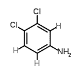 CAS 登录号：89059-40-5， 3,4-二氯(<sup>13</sup>C<sub>6</sub>)苯胺