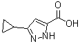CAS#: 890591-72-7, 3-Cyclopropyl-1H-pyrazole-5-carboxylic acid