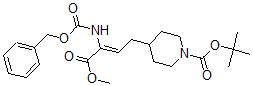CAS#: 890849-78-2, 4-[4-Methoxy-4-Oxo-3-[[(Phenylmethoxy)Carbonyl]Amino]-2-Buten-1-Yl]-1-Piperidinecarboxylic Acid 1,1-Dimethylethyl Ester