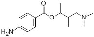 CAS#: 891-33-8, 3-(Dimethylamino)-1,2-Dimethylpropyl p-Aminobenzoate