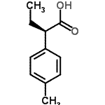 CAS 登录号：89186-02-7， (2R)-2-(4-甲基苯基)丁酸