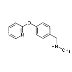 CAS#: 892501-90-5, N-Methyl-1-[4-(2-pyridinyloxy)phenyl]methanamine
