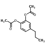 CAS 登录号：89266-70-6， 4-丙基-1,2-亚苯基二乙酸酯