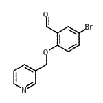 CAS#: 892873-56-2, 5-Bromo-2-(3-pyridinylmethoxy)benzaldehyde