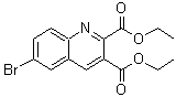CAS 登录号：892874-36-1， 6-溴-2,3-喹啉二羧酸二乙酯