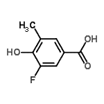 CAS#: 892878-59-0, 3-Fluoro-4-hydroxy-5-methylbenzoic acid
