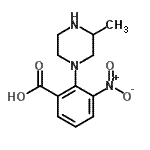 CAS#: 893611-87-5, 2-(3-Methyl-1-piperazinyl)-3-nitrobenzoic acid