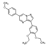 CAS#: 893612-73-2, 3-(3,4-Diethoxyphenyl)-6-(4-methoxyphenyl)pyrazolo[1,5-a]pyrimidine