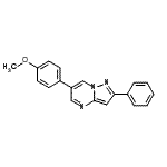 CAS 登录号：893613-49-5， 6-(4-甲氧基苯基)-2-苯基吡唑并[1,5-a]嘧啶