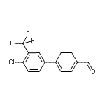 CAS#: 893637-93-9, 4'-Chloro-3'-(trifluoromethyl)-4-biphenylcarbaldehyde