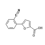 CAS 登录号：893638-36-3， 5-(2-氰基苯基)-2-糠酸