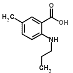 CAS#: 893727-34-9, 5-methyl-2-propylamino-benzoic acid