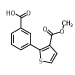 CAS#: 893735-30-3, 3-[3-(Methoxycarbonyl)-2-thienyl]benzoic acid