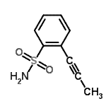 CAS#: 89392-02-9, 2-(1-Propyn-1-yl)benzenesulfonamide