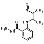 CAS#: 89455-74-3, 2-{[(2Z)-3-Nitroso-2-buten-2-yl]amino}benzohydrazide