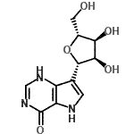 CAS 登录号：89458-19-5， (1S)-1,4-脱水-1-(4-氧代-4,5-二氢-1H-吡咯并[3,2-d]嘧啶-7-基)-D-核糖醇