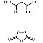 CAS#: 89458-64-0, 2,5-Furandione - 4-methyl-4-penten-2-one (1:1)