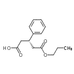 CAS 登录号：894810-01-6， (3S)-5-氧代-3-苯基-5-丙氧基戊酸