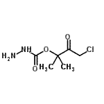 CAS#: 89490-25-5, 4-Chloro-2-methyl-3-oxo-2-butanyl hydrazinecarboxylate