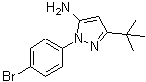 CAS#: 895042-78-1, 1-(4-Bromophenyl)-3-(2-methyl-2-propanyl)-1H-pyrazol-5-amine