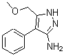 CAS#: 895042-86-1, 5-(Methoxymethyl)-4-phenyl-1H-pyrazol-3-amine