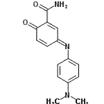 CAS#: 89519-94-8, (3E)-3-{[4-(Dimethylamino)phenyl]imino}-6-oxo-1,4-cyclohexadiene-1-carboxamide