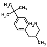 CAS#: 89538-61-4, 2-Methyl-3-[4-(2-methyl-2-propanyl)phenyl]-1-propanamine