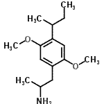 CAS 登录号：89556-71-8， 1-(4-仲-丁基-2,5-二甲氧基苯基)-2-丙胺