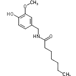 CAS 登录号：89575-10-0， N-(4-羟基-3-甲氧基苄基)庚酰胺