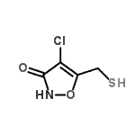 CAS#: 89660-91-3, 4-Chloro-5-(sulfanylmethyl)-1,2-oxazol-3(2H)-one