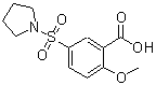 CAS 登录号：89704-51-8， 2-甲氧基-5-(1-吡咯烷基磺酰基)苯甲酸