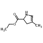 CAS#: 89851-94-5, Ethyl 3-methyl-4,5-dihydro-1H-pyrazole-5-carboxylate