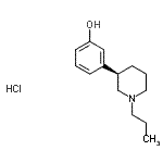 CAS#: 89874-80-6, 3-[(3R)-1-Propyl-3-piperidinyl]phenol hydrochloride (1:1)