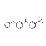 CAS#: 898749-29-6, [3-(2,5-Dihydro-1H-pyrrol-1-ylmethyl)phenyl][3-(trifluoromethyl)phenyl]methanone