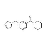 CAS#: 898749-74-1, Cyclohexyl[3-(2,5-dihydro-1H-pyrrol-1-ylmethyl)phenyl]methanone