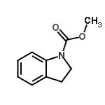 CAS 登录号：89875-37-6， 甲基1-吲哚啉羧酸酯