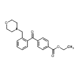 CAS#: 898750-20-4, Ethyl 4-[2-(4-morpholinylmethyl)benzoyl]benzoate