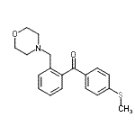 CAS 登录号：898750-26-0， [4-(甲硫基)苯基][2-(4-吗啉基甲基)苯基]甲酮