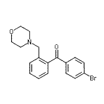CAS#: 898750-32-8, (4-Bromophenyl)[2-(4-morpholinylmethyl)phenyl]methanone