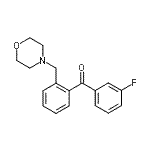 CAS 登录号：898750-41-9， (3-氟苯基)[2-(4-吗啉基甲基)苯基]甲酮