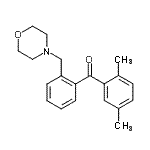 CAS 登录号：898750-50-0， (2,5-二甲基苯基)[2-(4-吗啉基甲基)苯基]甲酮