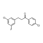 CAS#: 898750-55-5, 3-(3-Chloro-5-fluorophenyl)-1-(4-chlorophenyl)-1-propanone